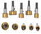 TOPWAY HSS Hole Saw Set 5PCs, 16-30mm High Grade 4341 Steel Metal Core Cutter Opener Drill Bits Circular Cutting Tool for Stainless Steel Copper Iron Plastic Wood PVC 122401