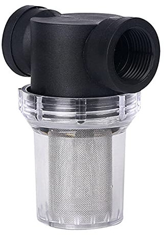 MOVKZACV 1Pcs Garden Pond 1 inch Inline Mesh Strainer Water Pump Filter Irrigation High Flow Pipeline Filter Garden Interface Strainer(size:40 mesh)