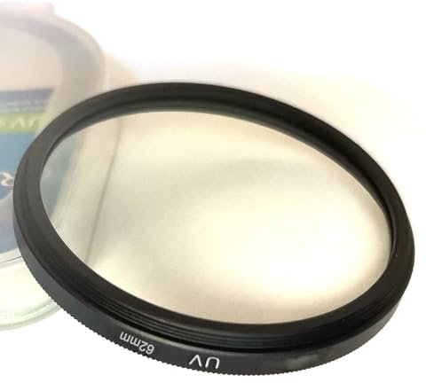 Filtre UV HD 62 mm pour Nikon Nikkor Z 50-250 mm/85 mm F1.8D/105 mm F2.8G 60 mm F2.8 pour objectif Z50, pour Sony RX10 CX900E AX100E E18-200LE II E10-8