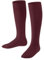 FALKE Unisex Kinder Kniestrümpfe Family K Kh nachhaltige Baumwolle lang einfarbig 1 Paar, Rot Ruby 8830, 31-34