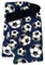 Wollhuhn Mädchen/Kinder/Jungen Warmer Schlupfschal/Halstuch Innen Fleece Gefüttert Viele Motive Winter Übergangszeiten (Fußball Dunkelblau)