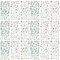 18 Blatt Aufkleber Grün Klein Blumen Scrapbooking Hochzeit Gästebuch Fotoalbum Stickeralbum
