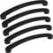 SOTECH 30 Stück Möbelgriffe SW111 BA 160 mm schwarz matt Schrankgriff Länge 180 mm Küchengriff Breite 19 mm Schubladengriff Höhe 26,5 mm