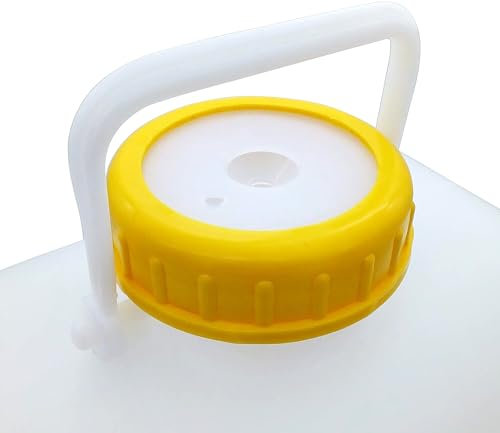 Schraubdeckel mit Staubkappe passend für Kanister Pumpe DIN 96 | Kabel und Schlauchdurchführung | Camping Wohnmobil Wassertank