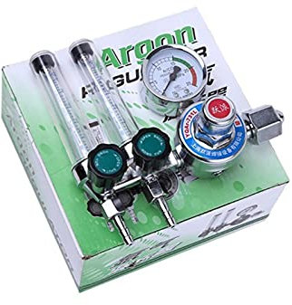 Regler AR/CO 2 Regler, Schweißnaht Dual Backpurge 25 MPa M I G. Fließmesser G A S. Argon Druckminderer.