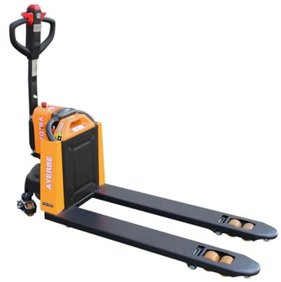 Ayerbe - 584900 - Transpaleta Eléctrica Eleqtra Eco 540 X 1150 Mm 1500 Kg N22. Batería Litio 24V. Motor 0,65 kW Freno electromecánico Ruedas PU almacén logística Profesional