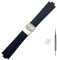 MAMA'S PEARL 24 Mm X 11 Mm Silikon-Gummi-Armband, Passend For Oris Aquis Uhrenarmband, Konvexes Armband, Edelstahl-Sicherheitsschnalle, Handgelenk-Armband, Schwarz