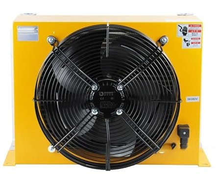 Hydraulischer Luftkühler AH1490T-CA luftgekühlter hydraulischer Stationssystem-Werkzeugmaschinenöllüfter (Color : 24V, Size : Type)