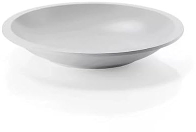 Guzzini Set 6 Piatti fondo Soup plate Happy Hour 21266011 Impilabili Infrangibili Plastica 22cm Bianco