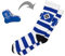 HSV Hamburger SV Socken Schrumpfsocken Strümpfe Magic Socks, Offizielles Lizenzprodukt, Unisex, Erwachsene, Läufer, 1 Stück, Blue/White, 39-42
