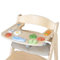 roba Essbrett mit Spielelementen, Montessori - Passend für Hochstuhl Sit Up Flex - Inkl. 9 Elemente zum Spielen - Ab 6 Monaten - Holz natur