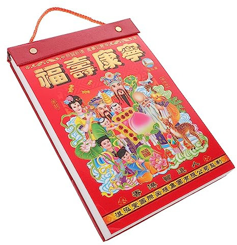 Tofficu Mondkalender Tischkalender Neujahrsplaner Alter Kalender Wandkalender Zum Abreißen Mit Chinesischem Jahr Des Hasen