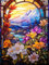jieyisier Diamond Painting Adulte Fleur,Diamond Painting Paysage,Peinture Diamant Convient Pour la Décoration Murale à la Maison,Peindre Avec Famille et Amis（30x40 cm）