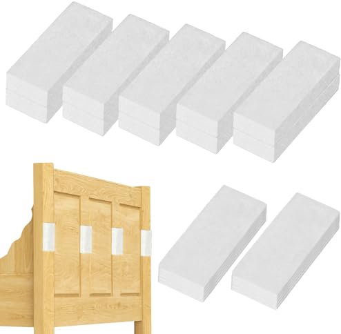 BOXOB 20stk Kopfteil Stopper, Eva-Schaum Bett-Wandstoßfänger Anti-Vibration Couchstopper Wandschutz vor Möbeln (10 Stück 2cm und 10 Stück 0,3cm)