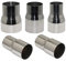Embout D'échappement Tuyau de Silencieux d'échappement de Voiture Tuyau soudé Plusieurs Tailles Disponibles réducteur d'adaptateur Droit Universel en Acier Inoxydable Embout Silencieux(O.D 48mm-51mm)