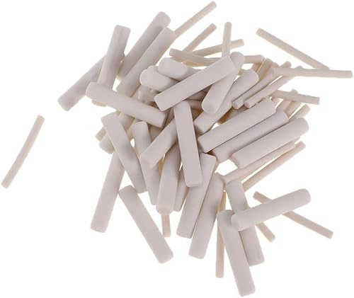 Radiergummi-Nachfüllminen mit Radiergummis, 5 x 25 mm, Radierstift geeignet für Schule/Büro, schöne und attraktive Druckbleistift-Nachfüllungen, Standard-Bleistift-Radiergummis, 50 Stück