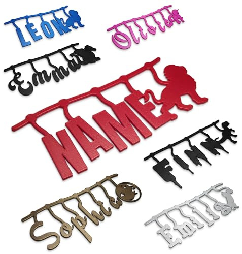 Türschild kinderzimmer personalisiert name, pferd, dino, einhorn, fussball, traktor, auto, hund, fuchs, bär, katze | Namensschild Tür Mädchen Junge zimmer cool teenager Deko selbst gestalten