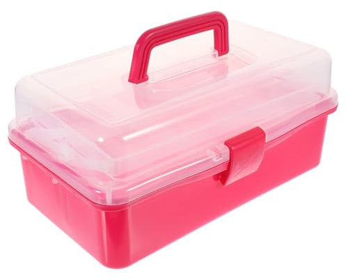 Boîte de Rangement Portable en Plastique Translucide Poignée | Pp, Multi-usage pour Rangement D’outils, Usage Maison ou Professionnel, Format Léger et Pratique