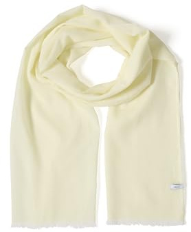 Cecil Damen 5706557 Schal in Unifarbe mit feinen Fransen (1er Pack)