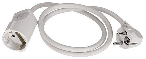 EGB Schutzkontakt-Verlängerung weiß 1,5m