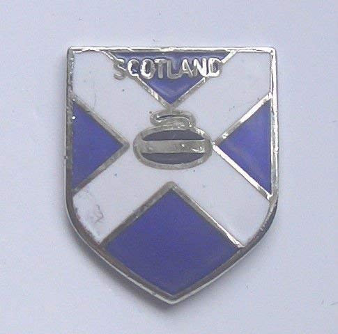 Schottland Curling Stone Emaille Pin-Anstecker