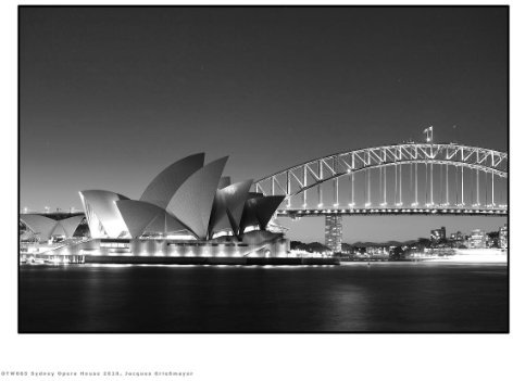 onthewall Sydney Opera House und Hafen Fotografien Kunstdruck Poster OTW 0065 –