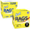 Scott Rags In A Box 75260 - Essuie-mains jetables pour essuyage intensif - 8 boîtes de 200 essuie-mains blancs d'atelier (total de 1 600 essuie-mains)
