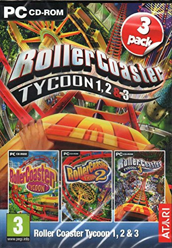 Rollercoaster Tycoon 1, 2 & 3 (PC CDROM)