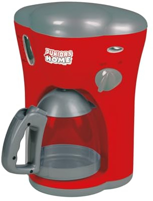 Happy People 45185 - Haushaltsspielzeug Kaffeemaschine, rot/grau, Größe ca. 23x17x13 cm