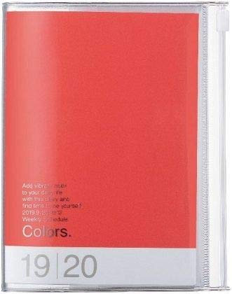 MARK'S 2020 Taschenkalender A6 vertikal, COLORS, Red: Von September 2019 bis Dezember 2020