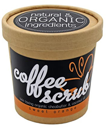 Coffee Body Scrub - Körperpeeling mit Kaffee | fair trade, Blutorangen Öl, Sheabutter, Kokosnussöl