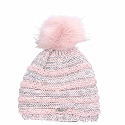 Antonio Strick Mütze Beanie mit Bommel Rosa
