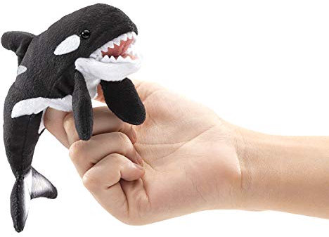 Folkmanis Fingerpuppe Puppet Mini Schwertwal/Mini Orca 2779