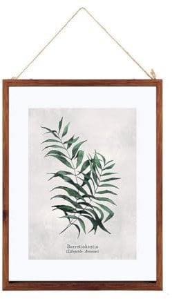 Atmosphera 3560238334232 Dekorativer Bilderrahmen, natürliche Leinwand, verschiedene Modelle, 38 x 48 cm