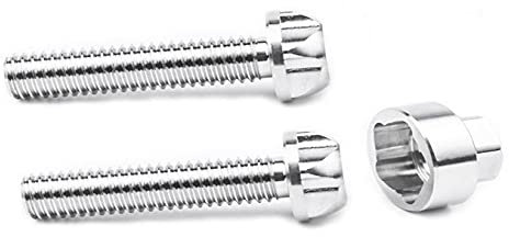 Tornillos Anti Robo de Seguridad Tornillos de Pernos M6 M8 M10 304 Accesorios para automóviles de Acero Inoxidable de Acero Inoxidable para Estilo de automóvil DIRIGIÓ Luz DKEKE