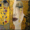 YSCOLOR Diamant Painting Diamant Stickerei Goldene Tränen Gustav Klimt DIY Diamant Malerei Kreuzstich 5D Strass Mosaik Malen nach Zahlen 30X30cm