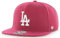 '47 Los Angeles Dodgers No Shot Captain Adjustable Snapback Cardinal Red Hat, kardinalrot, Einheitsgröße