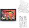 Qoiseys Halloween Hexe stempel und stanzschablonen Die Stanzen für Prägeschablone, Stanzungen für DIY Scrapbooking Fotoalbum Dekoratives Papier Basteln Prägeschablone