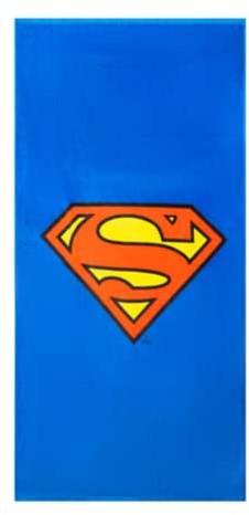 Franco Collectibles Superman Serviette de Bain/Piscine/Plage en Coton Super Doux Produit Officiel 152,4 x 76,2 cm