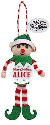 Personalised Snowglobe tree decoration (Alice)
