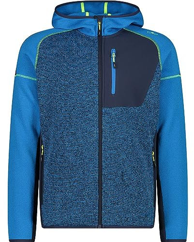 CMP - Giacca Uomo Cappuccio Fisso, River-B. Blue, 56
