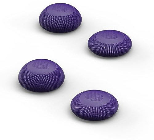 Skull & Co. Convex Thumb Grip Caps Joystick Cap Analog Stick Cap Thumbstick Grip Cover for Steam Deck/Steam Deck OLED and ROG Ally/ROG Ally X - Galactic Purple, 2 Pairs (4pcs)