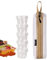 RoseFlower 5 en 1 bocaux à épices de camping Salières et poivrières avec sac de rangement de voyage portable,Mini boîte à épices distributeur de récipients d'assaisonnement pour barbecue en plein air