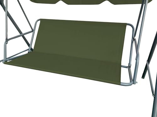 Softclub Replacement Swing Seat Cover Heavy Dudy 600D Oxford Fabric Garden Swing Chair Cover Outdoor Garden Hommock Chair Universal Fit for 2&3 Seater (113 * 47 * 47cm, Green)