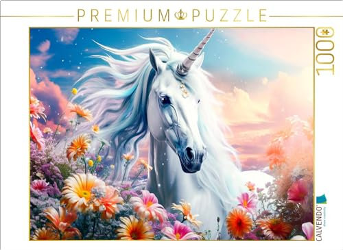CALVENDO Puzzle EIN Motiv aus dem Kalender Einhorn und Coole Sprüche | 1000 Teile Lege-Größe 64 x 48 cm Foto-Puzzle für glückliche Stunden
