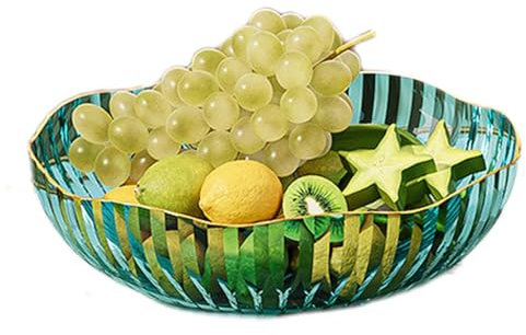 Honhoha Frutero moderno,Frutero para cocina, Plato de Frutas Bandeja de Frutas Bandeja de Aperitivos, Plato de frutas, cuenco para productos, centros de mesa modernos, bandeja para servir frutas,