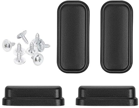 AsrMyjcx 4Pcs Suitcase Bottom Stud Feet Pads with Screws Repair Parts Lightweight Simple Assembly Accessory Replacement, Style B