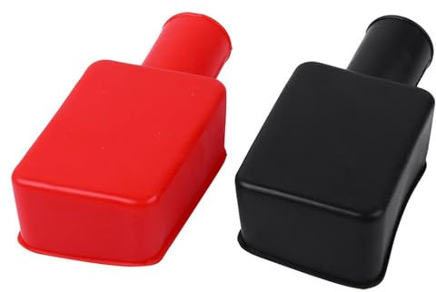 Batterieklemmen-Isolatorabdeckungen, Batterieklemmenabdeckung, Polabdeckungen für positive und negative Isolierung, für Autos, LKW, Fahrrad