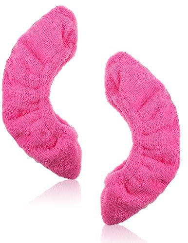 Larrel Ice Skate Blade Covers, Pink Soft Ice Skate Guards Durable Sports Blade Cover Protector Skating Accessories for Figure Skating Hockey Toddler Kids Youth,Girls