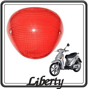 PIAGGIO GEMMA PLASTICA VETRINO FANALE FARO STOP TRASPARENTE POSTERIORE LIBERTY ORIGINALE 580099